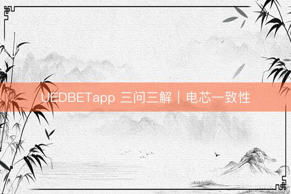 UEDBETapp 三问三解｜电芯一致性
