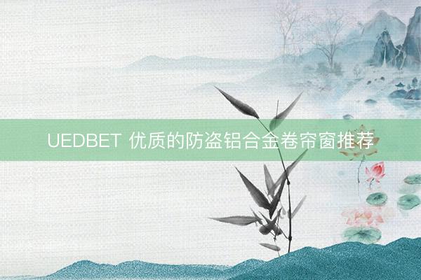 UEDBET 优质的防盗铝合金卷帘窗推荐