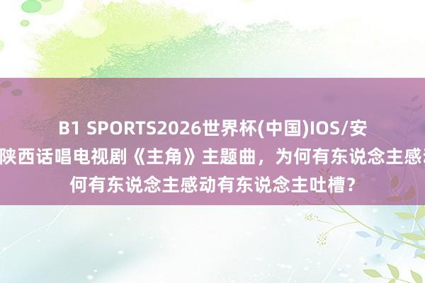 B1 SPORTS2026世界杯(中国)IOS/安卓官方下载 王菲用陕西话唱电视剧《主角》主题曲，为何有东说念主感动有东说念主吐槽？