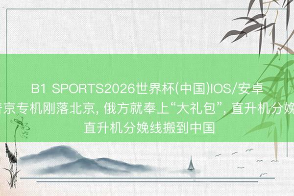 B1 SPORTS2026世界杯(中国)IOS/安卓官方下载 普京专机刚落北京， 俄方就奉上“大礼包”， 直升机分娩线搬到中国
