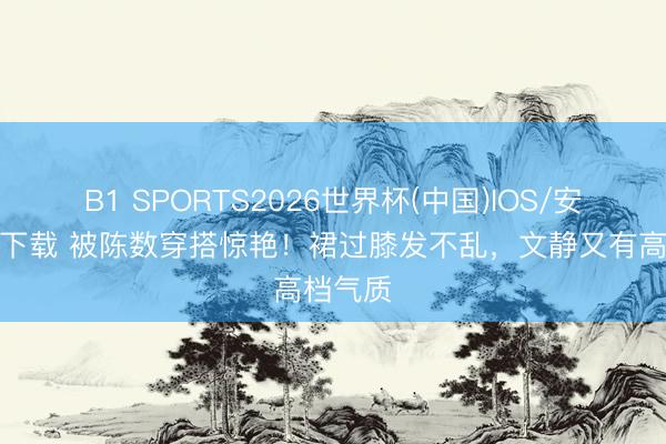 B1 SPORTS2026世界杯(中国)IOS/安卓官方下载 被陈数穿搭惊艳!裙过膝发不乱,文静又有高档气质